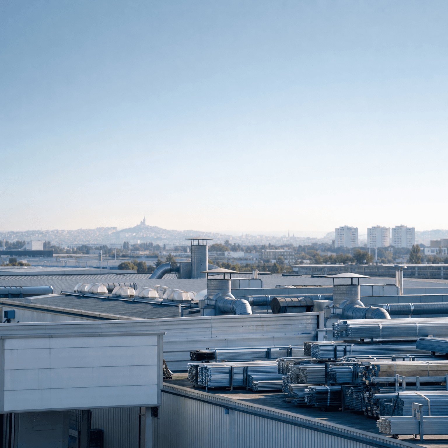 Bravi Synchronization panel over an industrial site photo